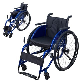 Mechanick� skl�dac� sportovn� invalidn� voz�k inSPORTline Brenstark odleh�en� � 11,7kg � do 100kg