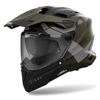 Moto přilba Airoh Commander 2 Reveal matná military zelená Moto přilba Airoh Commander 2 Reveal matná military zelená