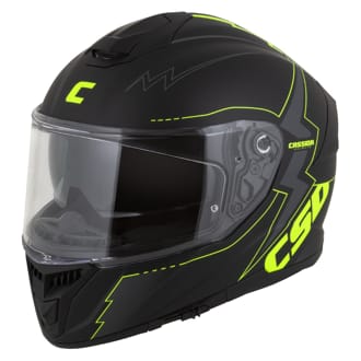 Moto přilba Cassida Integral GT 2.1 Flash černá matná/žlutá fluo/tmavě šedá Moto přilba Cassida Integral GT 2.1 Flash černá matná/žlutá fluo/tmavě šedá