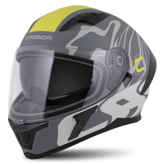 Náhled - Moto přilba Cassida Orbit Multivers šedá matná/světle šedá/žlutá fluo/černá Náhled - Moto přilba Cassida Orbit Multivers šedá matná/světle šedá/žlutá fluo/černá