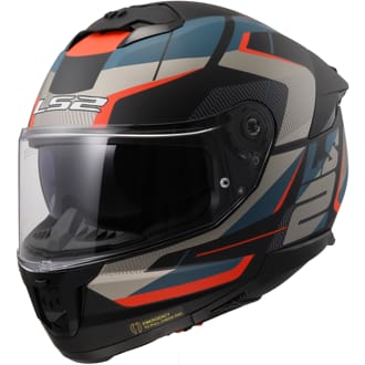 Moto p�ilba LS2 FF808 Stream II Road Matt Black Blue