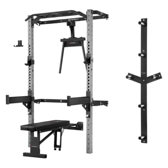 Multifunkční posilovací stojan - Power Rack HMS KLT21 šedý Multifunkční posilovací stojan - Power Rack HMS KLT21 šedý
