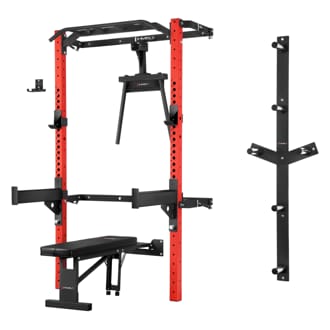 Multifunk�n� posilovac� stojan - Power Rack HMS KLT22 �erven�