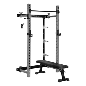 Multifunkční skládací posilovací stojan - Power Rack HMS KLT34 šedý Multifunkční skládací posilovací stojan - Power Rack HMS KLT34 šedý