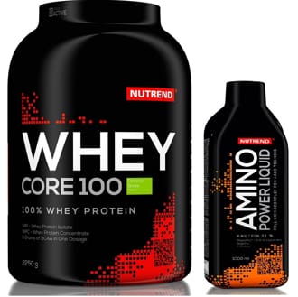 NUTREND WHEY CORE 100 2250g + AMINO BCAA MEGA STRONG 500ml NUTREND WHEY CORE 100 2250g + AMINO BCAA MEGA STRONG 500ml