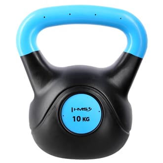 Náhled - Plastový kettlebell HMS KPC 10 kg modrý Náhled - Plastový kettlebell HMS KPC 10 kg modrý