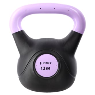Náhled - Plastový kettlebell HMS KPC 12 kg sv. fialový Náhled - Plastový kettlebell HMS KPC 12 kg sv. fialový