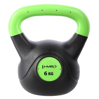 N�hled - Plastov� kettlebell HMS KPC 6 kg zelen�