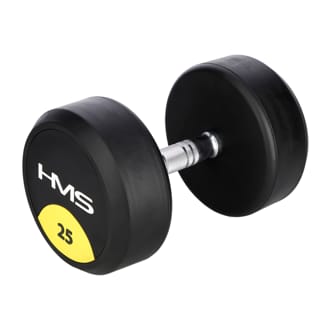 Pogumovaná jednoruční činka HMS HG Pro 25 kg Pogumovaná jednoruční činka HMS HG Pro 25 kg
