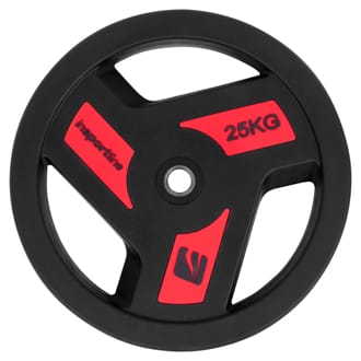 Náhled - Pogumovaný kotouč inSPORTline Herk 25 kg 30 mm Náhled - Pogumovaný kotouč inSPORTline Herk 25 kg 30 mm