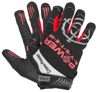 POWER SYSTEM GLOVES CROSS POWER - BLACK POWER SYSTEM GLOVES CROSS POWER - BLACK