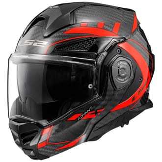 Překlopná moto přilba LS2 FF901 Advant X Carbon Future Gl Red P/J Překlopná moto přilba LS2 FF901 Advant X Carbon Future Gl Red P/J