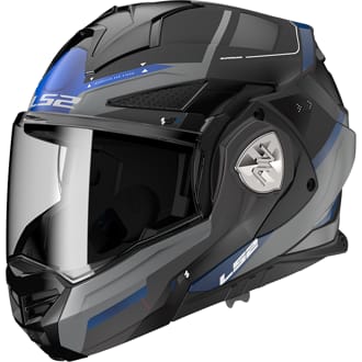 P�eklopn� moto p�ilba LS2 FF901 Advant X Spectrum Black Titanium Blue P/J