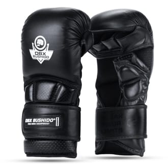 Prémiové MMA rukavice DBX BUSHIDO Warrior černé Prémiové MMA rukavice DBX BUSHIDO Warrior černé