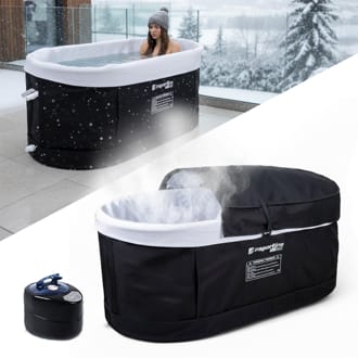 Přenosná otužovací vana inSPORTline FrostPeace 380 l s napařovacím systémem Přenosná otužovací vana inSPORTline FrostPeace 380 l s napařovacím systémem