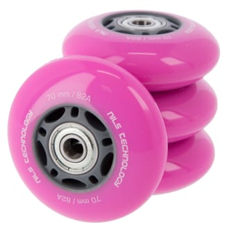 N�hled - PU kole�ka s lo�isky NILS EXTREME 70x24mm ABEC 7 r��ov�