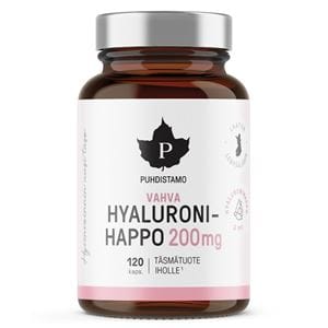 Puhdistamo Hyaluronic Acid 200mg 120 kapsl�