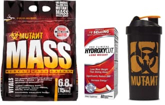 PVL MUTANT MASS 6800g + HYDROXYCUT Pro Clinical 60caps. + Shaker Mutant PVL MUTANT MASS 6800g + HYDROXYCUT Pro Clinical 60caps. + Shaker Mutant