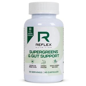Reflex Supergreens and Gut Support 90 kapsl�