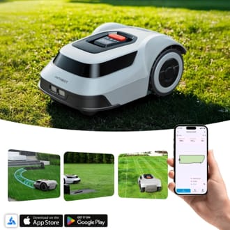 Robotická sekačka s vodícím drátem Anthbot Pion 1000 (1000m2) Robotická sekačka s vodícím drátem Anthbot Pion 1000 (1000m2)