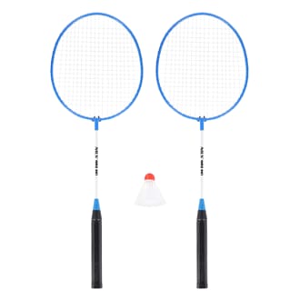 Sada 2 dadmintonových raket a nylonové letky NILS NRZ001 modrá Sada 2 dadmintonových raket a nylonové letky NILS NRZ001 modrá