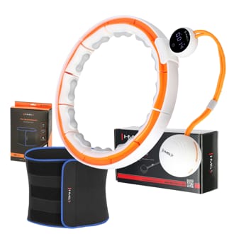 Sada mas�n� hula hoop se z�va��m HMS HHM13 a ze�t�hluj�c�ho p�su BR1313 b�l�/oran�ov�