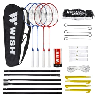 N�hled - Sada na badminton ALUMTEC 5566 �erveno-modr�