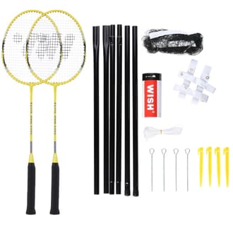 Sada raket na badminton WISH Alumtec 4466, žlutá Sada raket na badminton WISH Alumtec 4466, žlutá