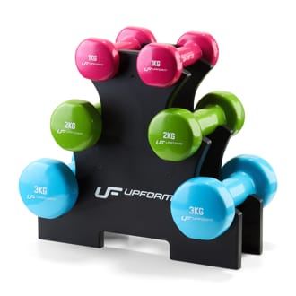 Sada vinylových činek se stojanem UpForm UFDS 12 kg Sada vinylových činek se stojanem UpForm UFDS 12 kg