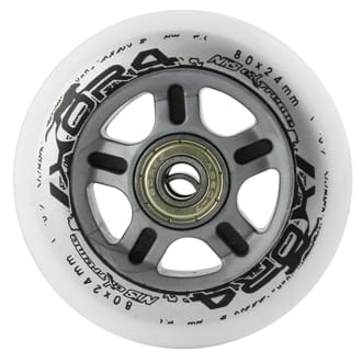 Sestava b�l�ch PU kole�ek 80x24 + lo�iska ABEC7 NILS EXTREME