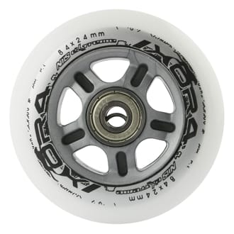 Sestava b�l�ch PU kole�ek 84x24 + lo�iska ABEC7 NILS EXTREME