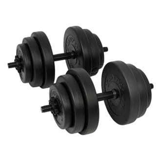 N�hled - Set nakl�dac�ch jednoru�ek 28 kg TUNTURI Vynil 25 mm