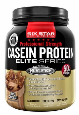 Six Star CASEIN PROTEIN 658g + SHAKER