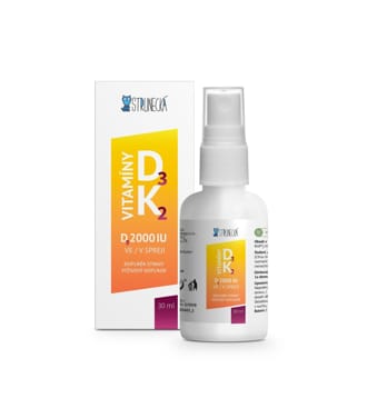 N�hled - STRUNECK� Vitamin D3 2000 IU + K2 ve spreji 30 ml