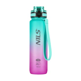 Tritanová láhev na pití NILS Camp NCD04 950 ml zeleno-růžová Tritanová láhev na pití NILS Camp NCD04 950 ml zeleno-růžová