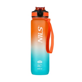 Tritanová láhev na pití NILS Camp NCD68 1000 ml oranžovo-modrá Tritanová láhev na pití NILS Camp NCD68 1000 ml oranžovo-modrá