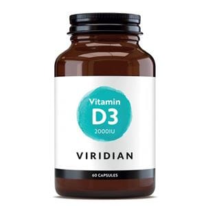 Viridian Vitamin D3 2000IU 60 kapsl�