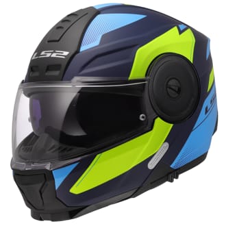 V�klopn� moto p�ilba LS2 FF902 Scope II Duria Blue H-V Yellow