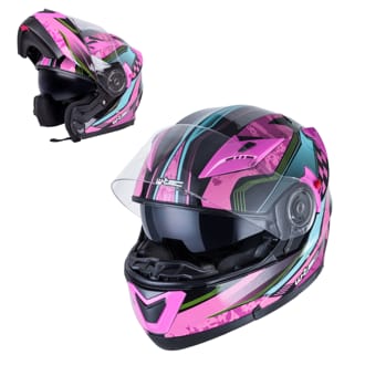 Výklopná moto přilba W-TEC Pezzon Magenta Výklopná moto přilba W-TEC Pezzon Magenta