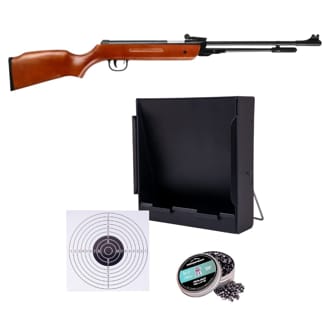 N�hled - Vzduchov� pu�ka inSPORTline B3-3 5,5mm s diabolkami, lapa�em a pap�rov�mi ter�i