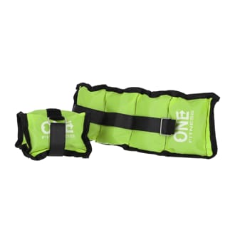 Zátěže na zápěstí a kotníky ONE FITNESS WW02 2 x 1,5 kg zelené Zátěže na zápěstí a kotníky ONE FITNESS WW02 2 x 1,5 kg zelené