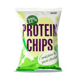 BIG BOY Proteinové chipsy s příchutí jarní cibulky a smetany 50g